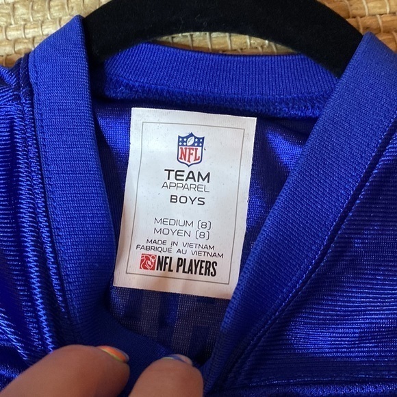 NFL Team NY Giants OBJ‎ #13 Blue Jersey Size Medium - Picture 3 of 5
